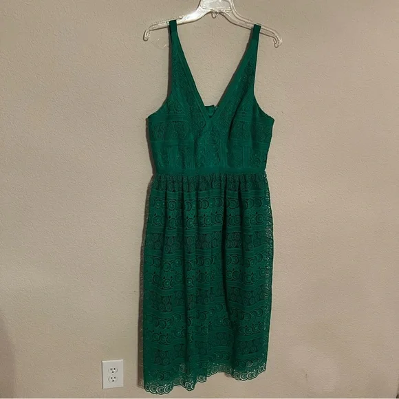 Antonio Melani Ruth Lace Green Dress - Picture 3 of 5